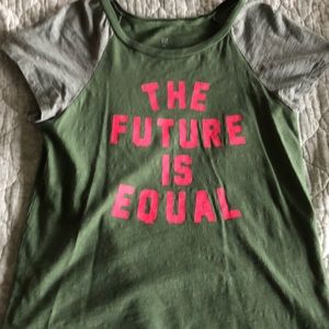 Girls GAP “the future is equal” shirt